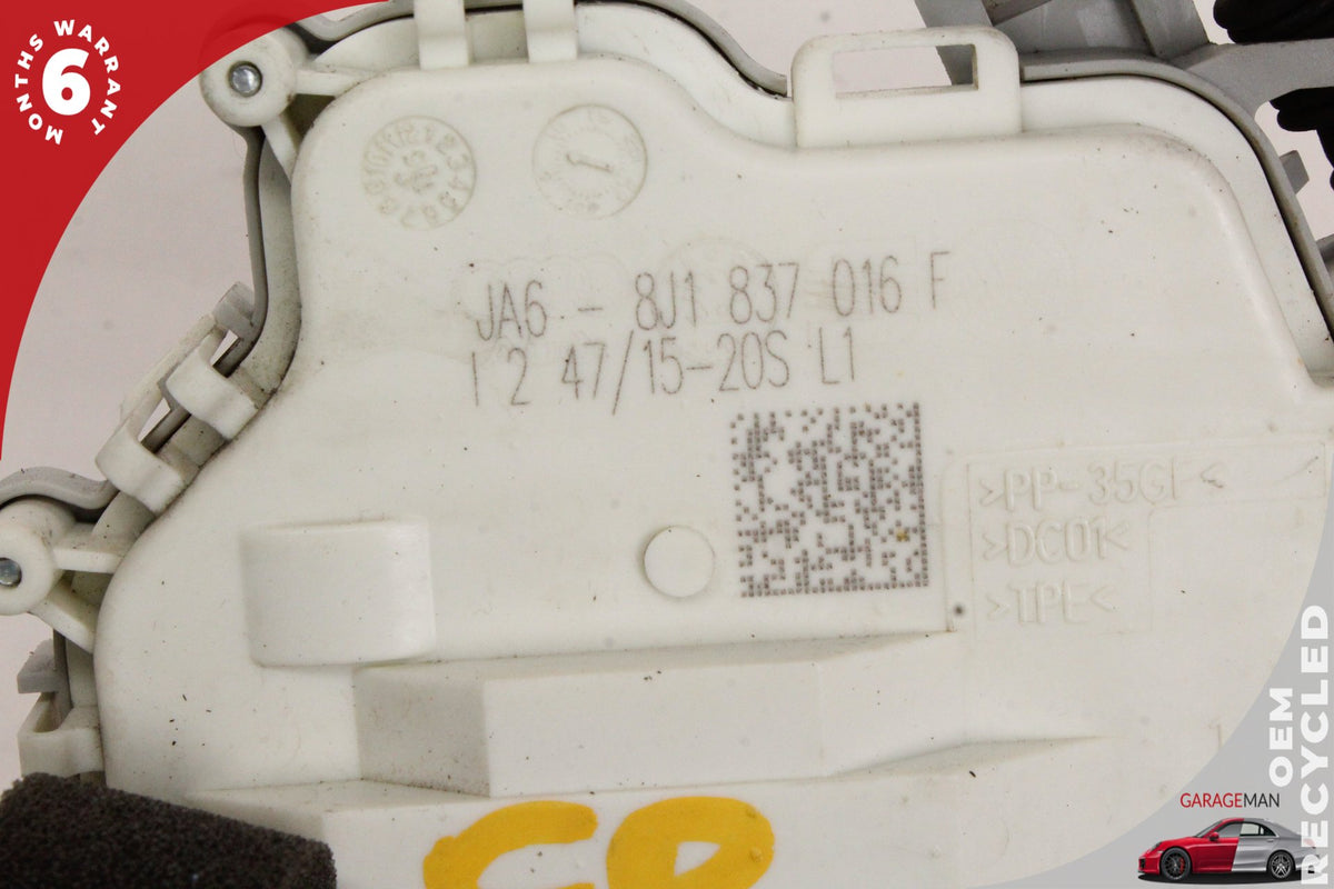 2016 Audi SQ5 8R SUV Right Front Door Lock Actuator 8J1837016D