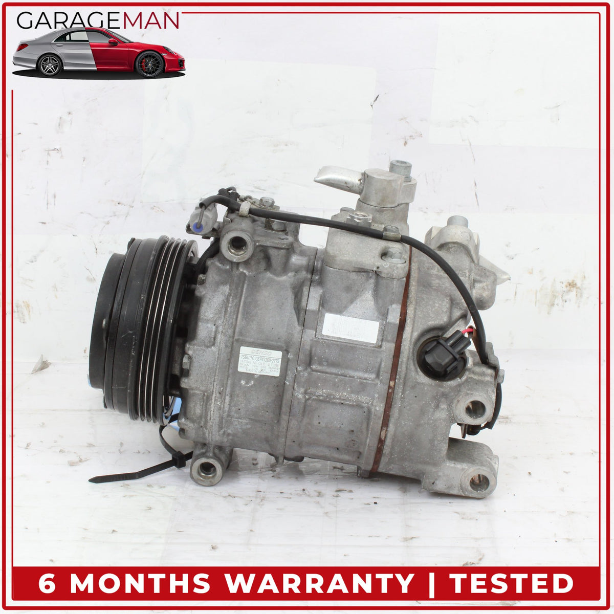 2012-2019 BMW 550i F07 AC A/C Air Conditioning Compressor Denso 9154072 OEM
