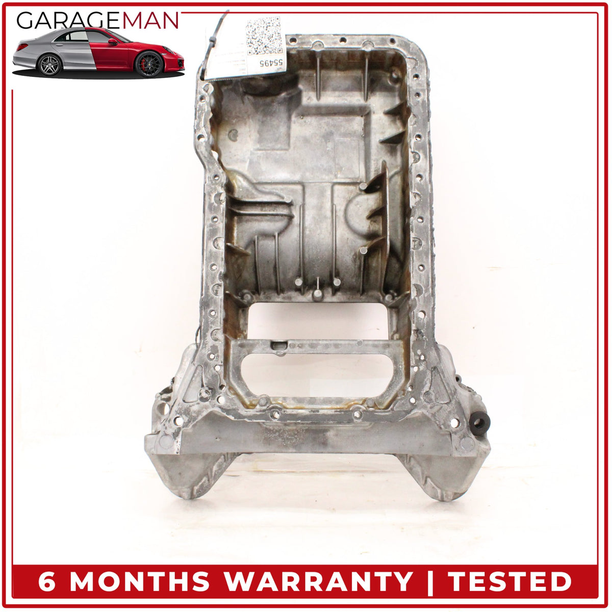 2005-2011 Mercedes W211 E350 Engine Upper Oil Sump Baffle Pan 2720142102 OEM