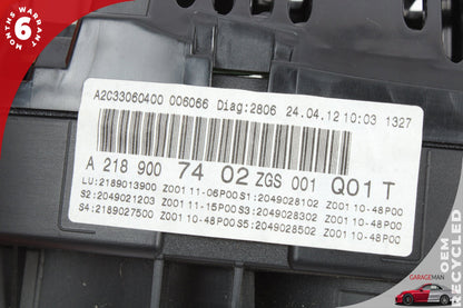 2012-2014 Mercedes W218 CLS550 Speedometer Instrument Cluster 2189007402 OEM