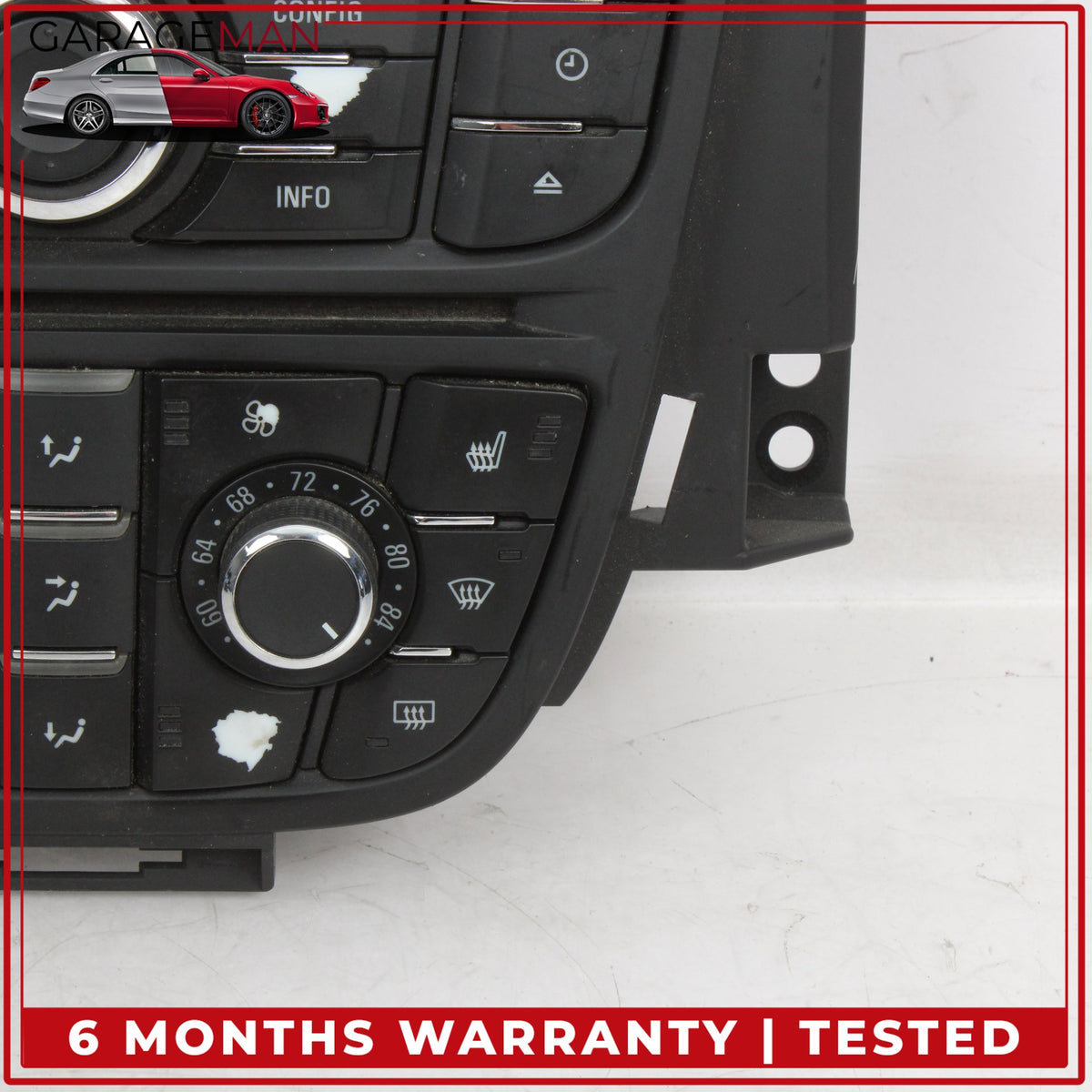 2016-2019 Buick Cascada Radio Audio Climat Control Panel Assy 13497754 OEM