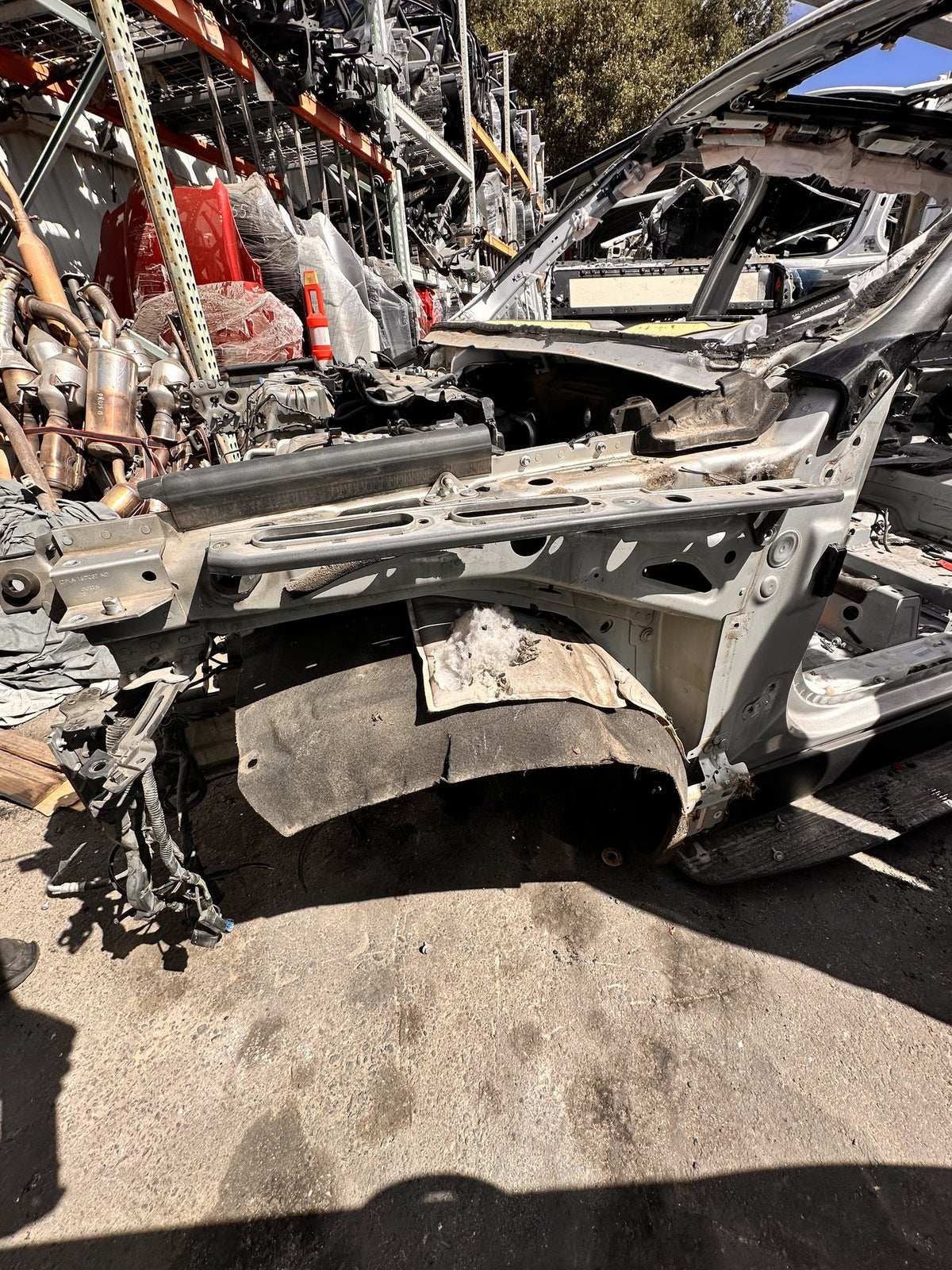 2013-2021 Land Rover Range Rover L405 Front Left Body Frame Apron Cut Off OEM
