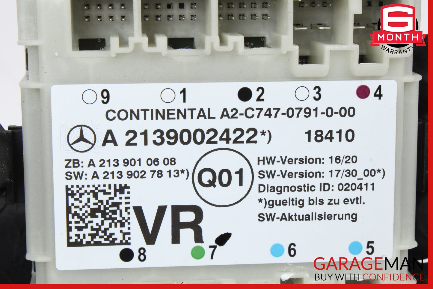 2015-2023 Mercedes W213 E450 Front Right Side Door Control Module 2139002422 OEM