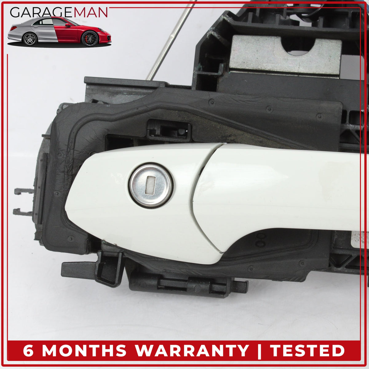 2015-2020 Mercedes X156 GLA250 Front Left Side Exterior Door Handle White OEM