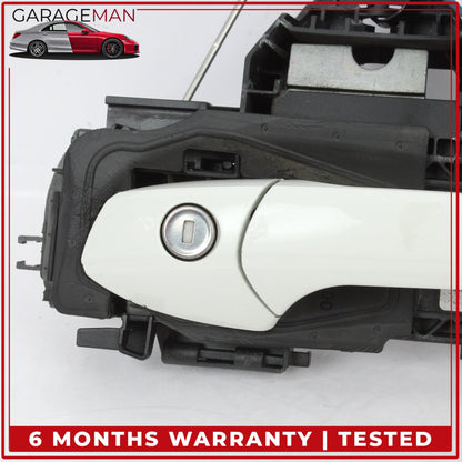 2015-2020 Mercedes X156 GLA250 Front Left Side Exterior Door Handle White OEM
