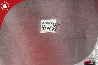 2002-2005 Ford Thunderbird Front Right Side Fender Wing Panel Red 1W6316005 OEM