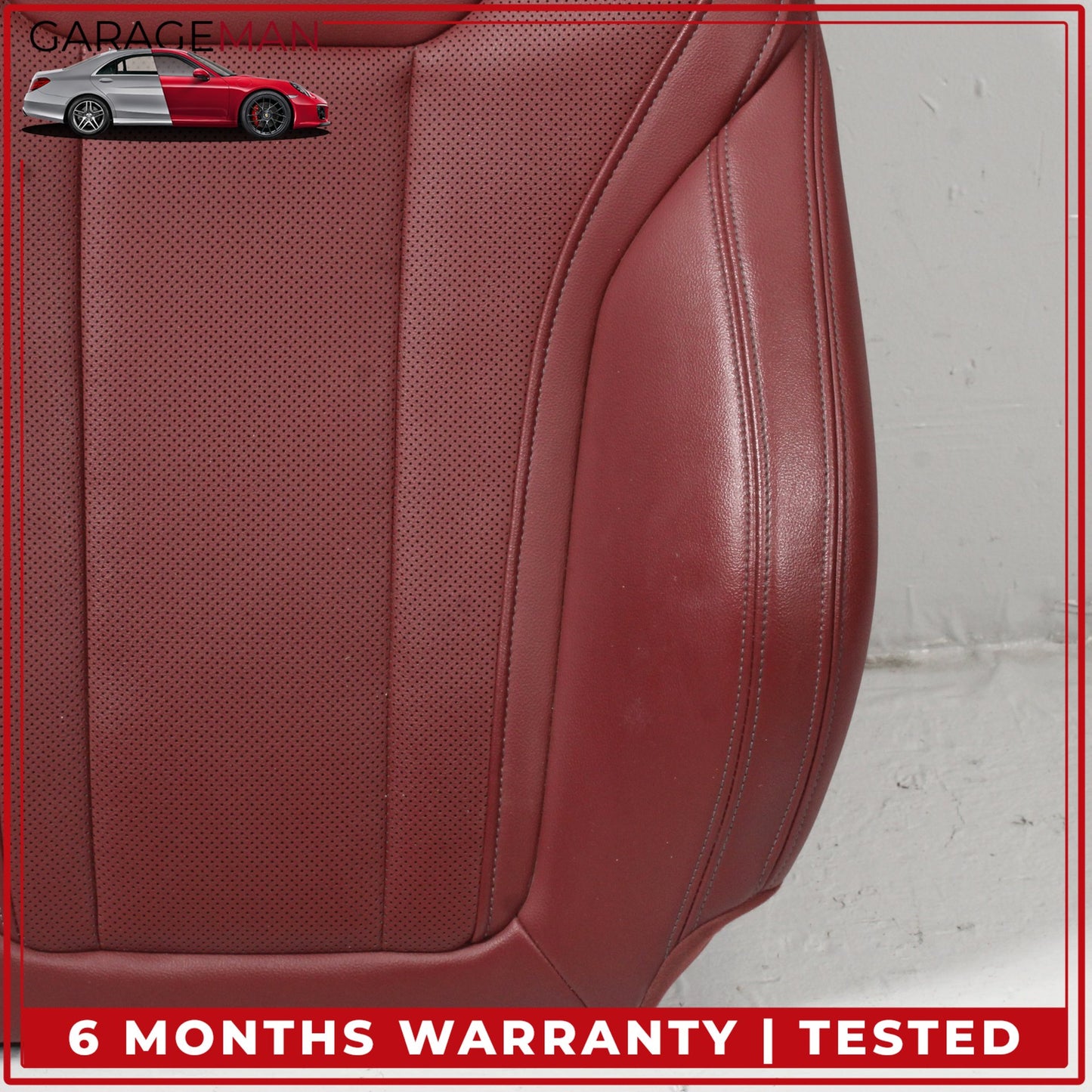 2019-2025 BMW 330i M340i Front Left Driver Side Top Upper Seat Cushion Red OEM