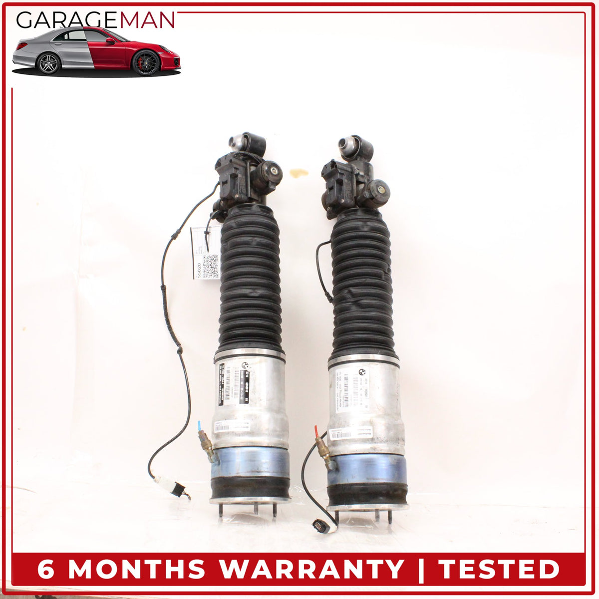 2013-2015 BMW 740i F01 Rear Left and Right Side Shock Strut Absorber Set OEM