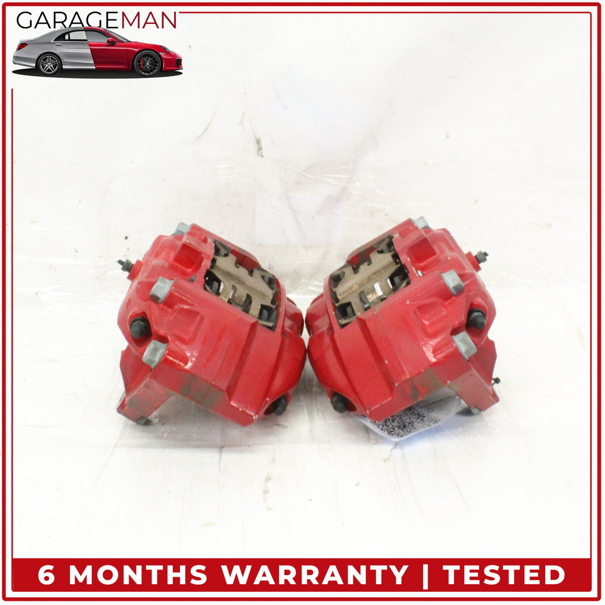 2016-2024 Infiniti Q50 Q60 Front Left and Right Side Brake Caliper Red Sport OEM