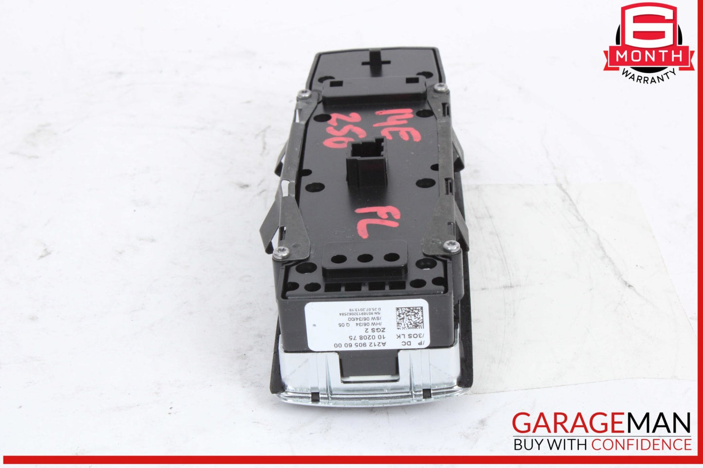 2008-2015 Mercedes-Benz E250 W212 Master Power Window Switch 2129056000