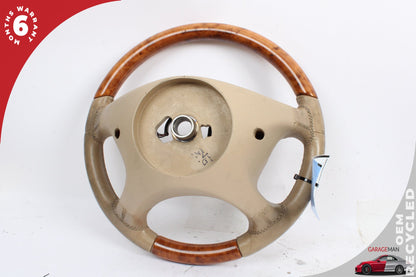 2003-2009 Mercedes W219 CLS550 Front Left Steering Wheel Wood Beige Wood OEM