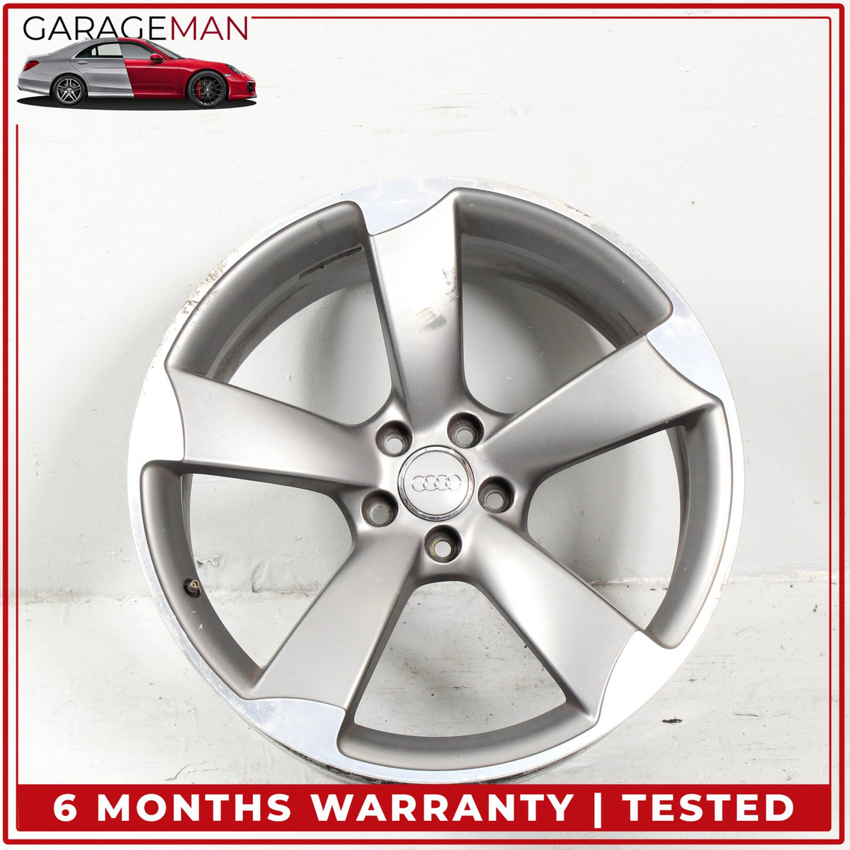 2013-2015 Audi RS5 Front 5 Spoke Wheel Rim 9JX20H2 ET26 8T0601025CT OEM