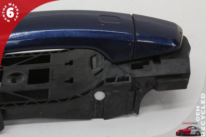 2015-2020 Audi A3 S3 RS3 Rear Left Driver Side Exterior Door Handle Blue OEM