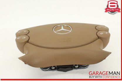 03-12 Mercedes W211 E320 SL500 Steering Wheel Airbag Air Bag SRS Brown OEM