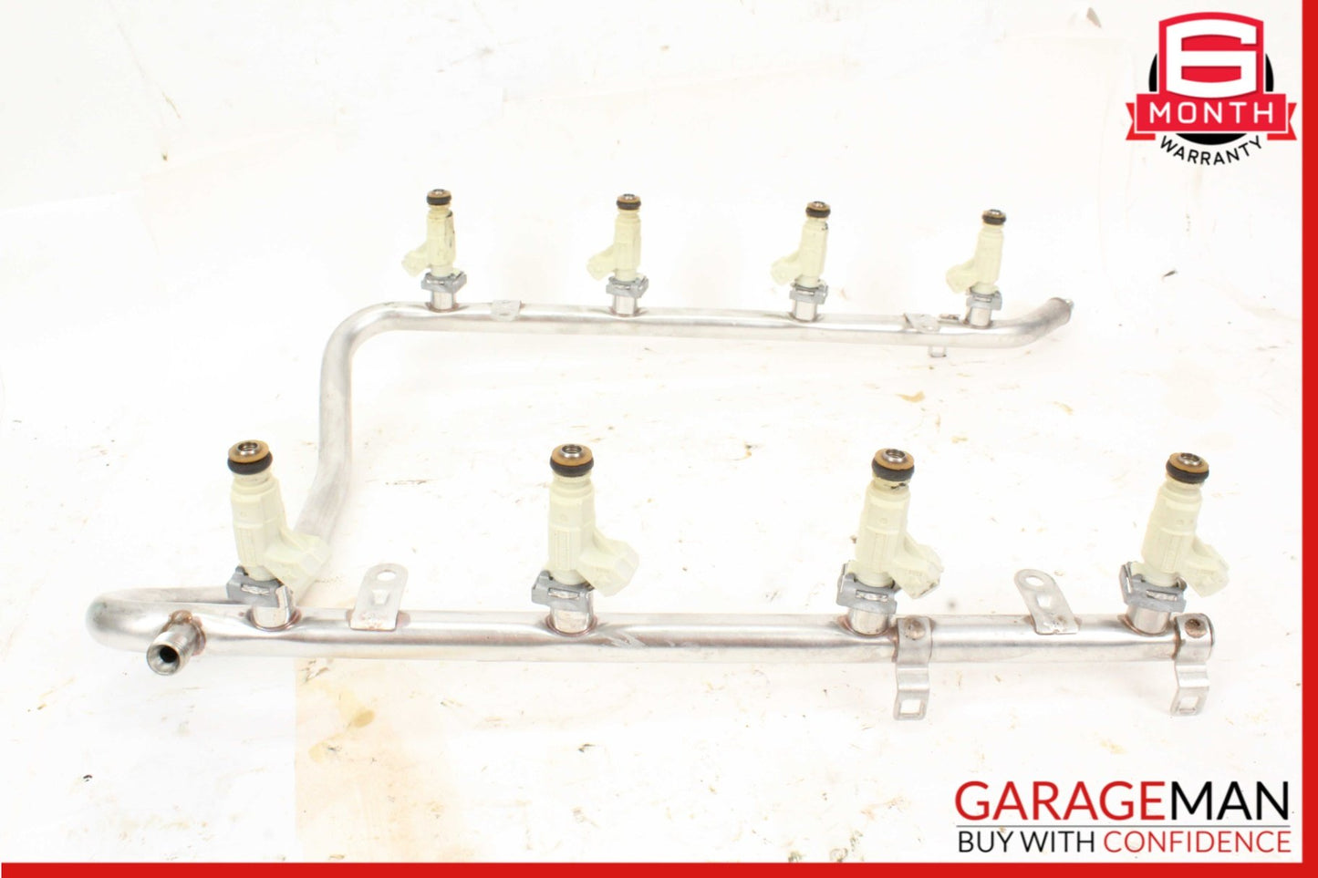 2000-2006 Mercedes-Benz S500 W220 Fuel Rail w/ Injectors 1130700095