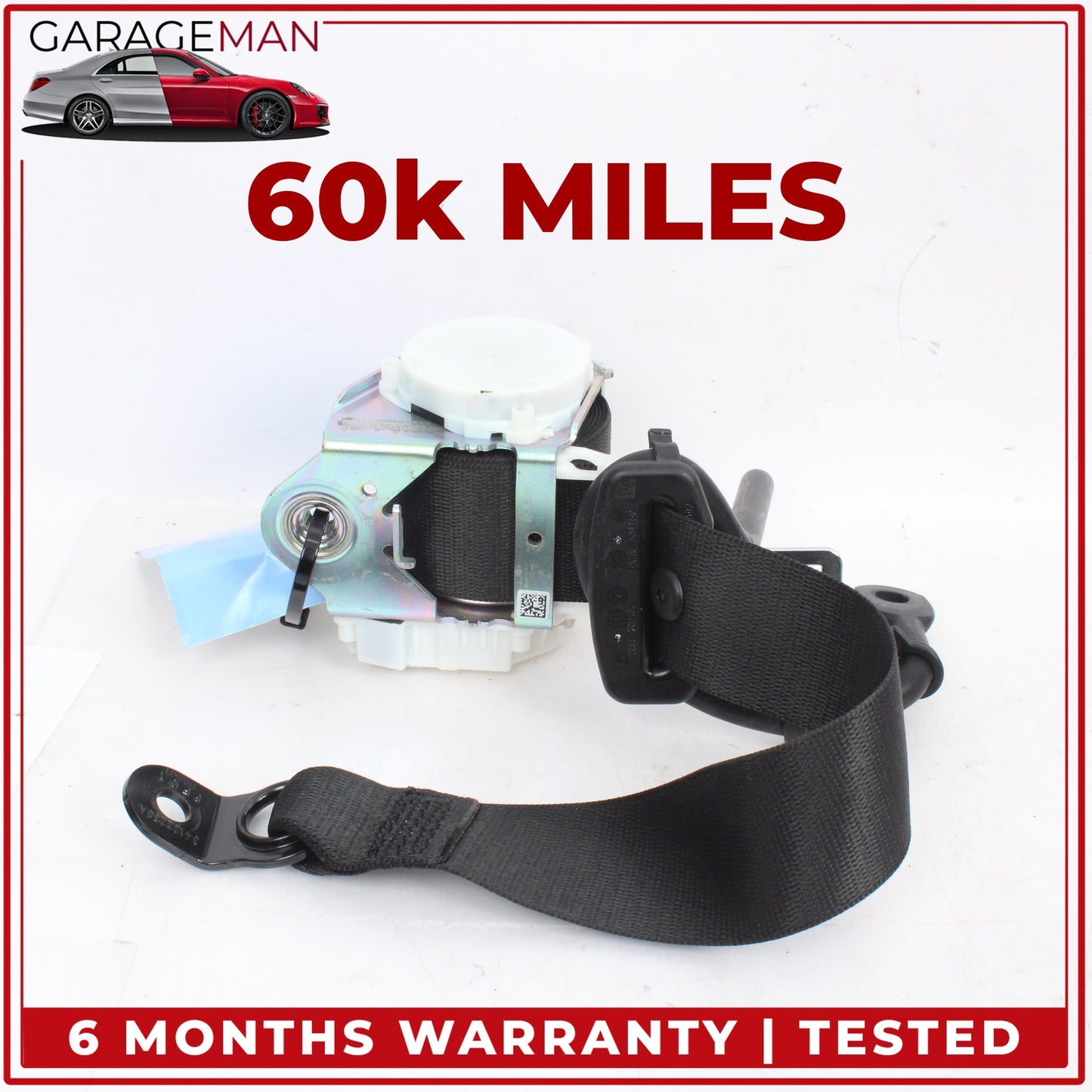 2014-2021 BMW i3 I01 Rear Right Side Seat Belt Retractor Black 7304152 OEM