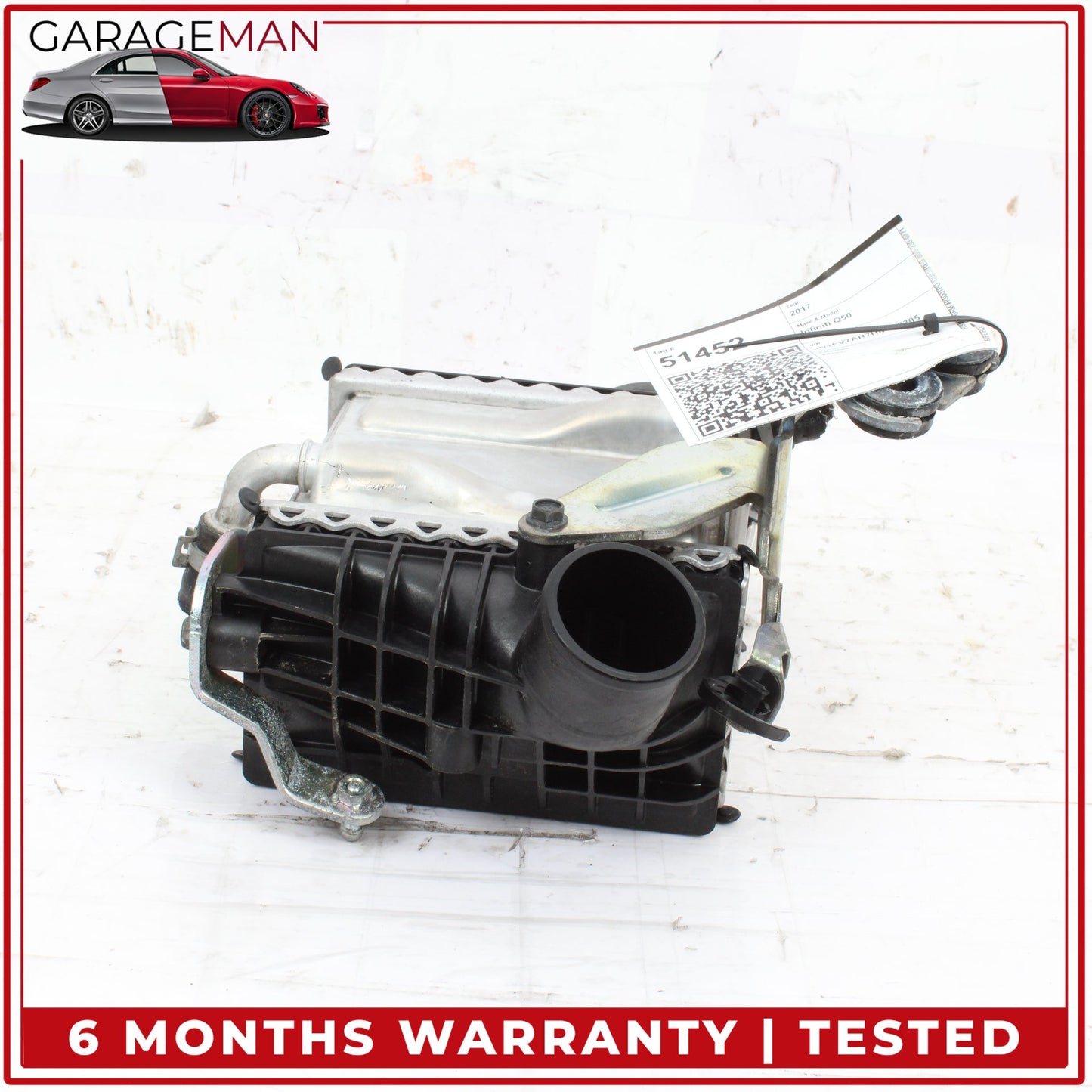 2016-2018 Infiniti Q50 Q60 Right Side Turbocharger Intercooler 144615CA0A OEM