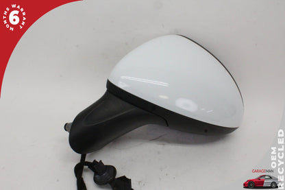 2011-2014 Porsche Cayenne 958 Front Left Side Door Rear View Mirror White OEM