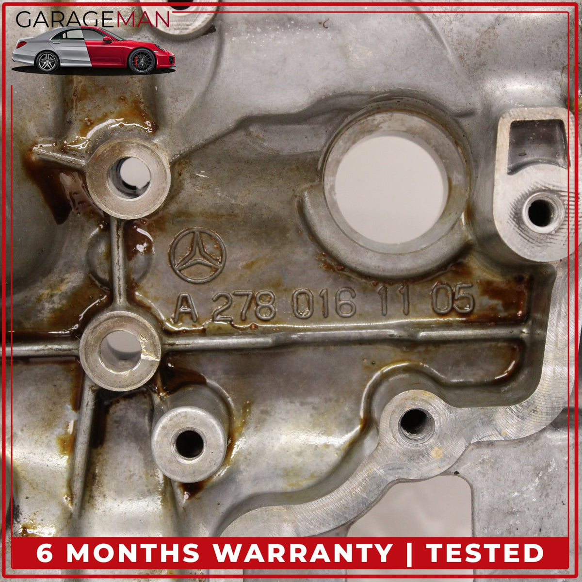 2011-2020 Mercedes C207 E550 Left Side Cylinder Head Valve Cover 2780161105 OEM