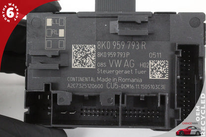 2009-2017 Audi SQ5 Q5 Front Left Side Door Control Module 8K0959793 OEM