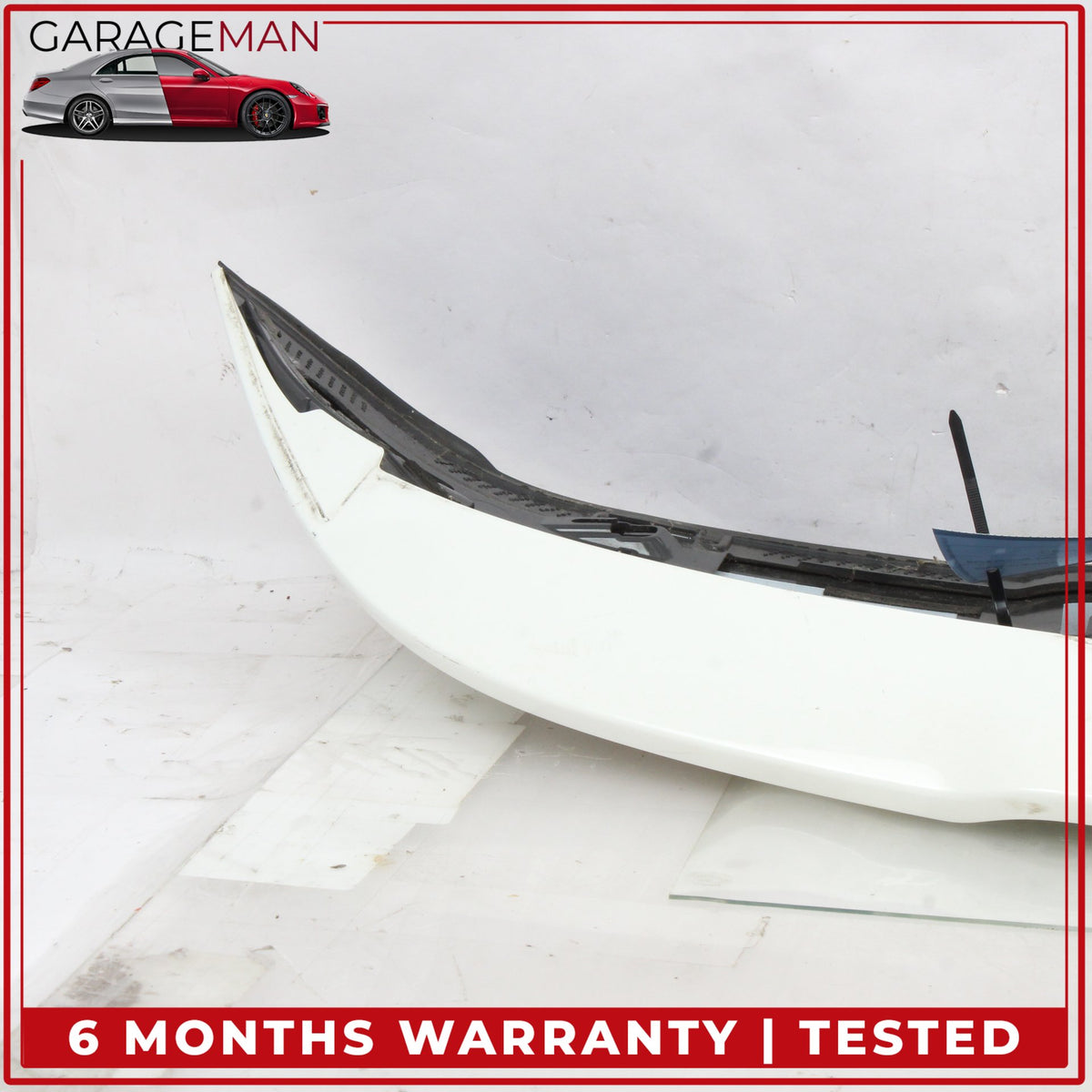 2015-2020 Mercedes X156 GLA250 Rear Spoiler Wing w/ 3rd Brake Light White OEM