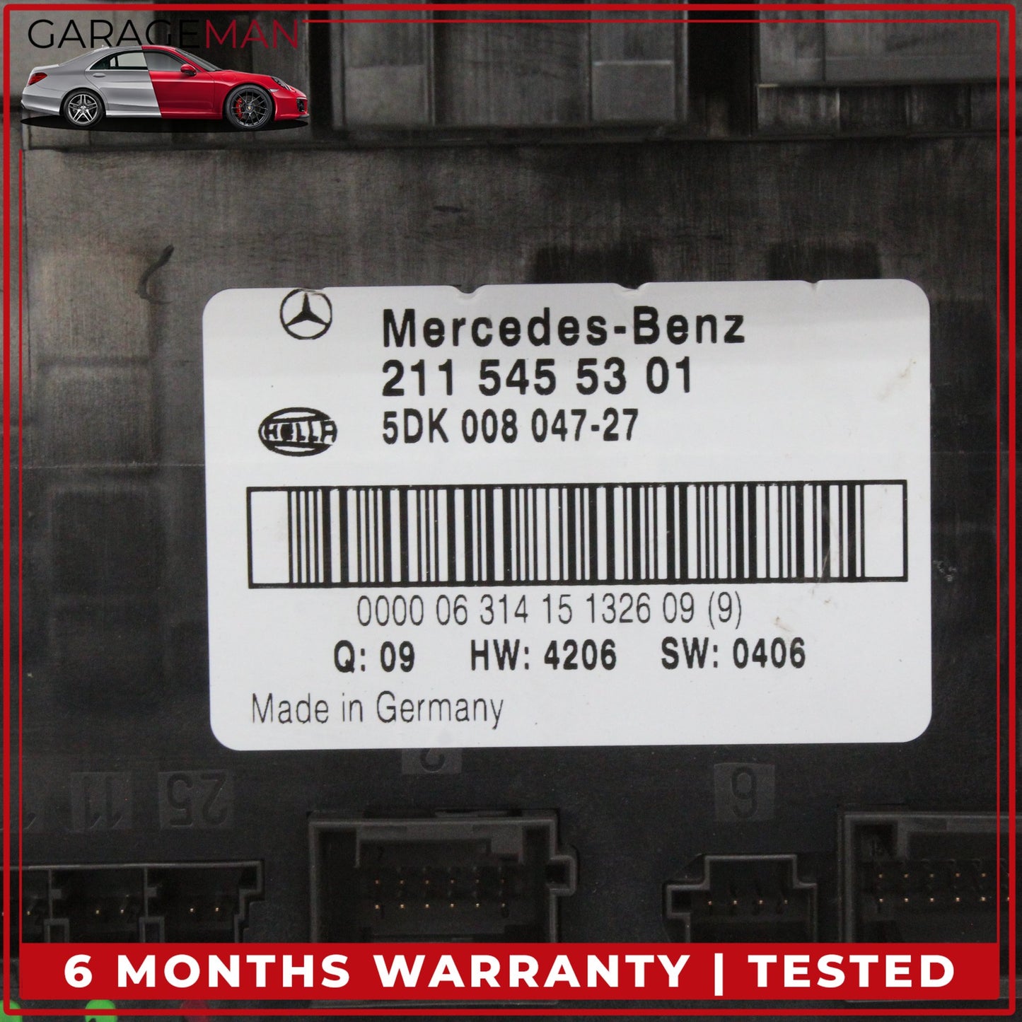 2003-2011 Mercedes W211 E350 CLS550 Rear Fuse Relay Box Module 2115455301 OEM