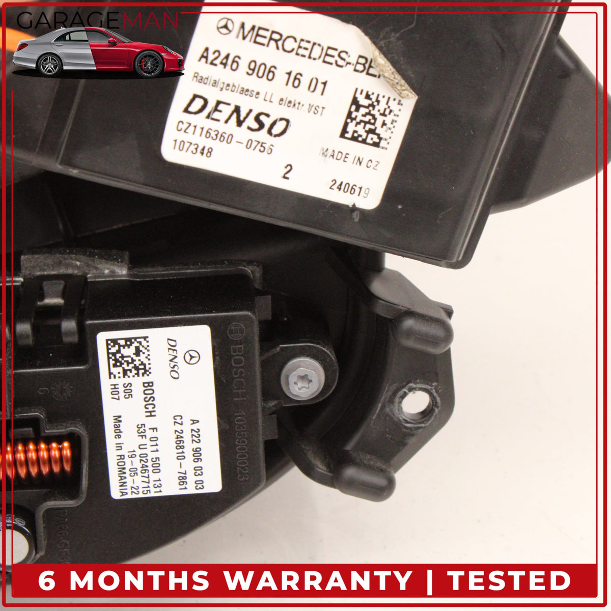 2014-2020 Mercedes X156 GLA250 AC A/C Heater Blower Fan Motor w/ Resistor OEM