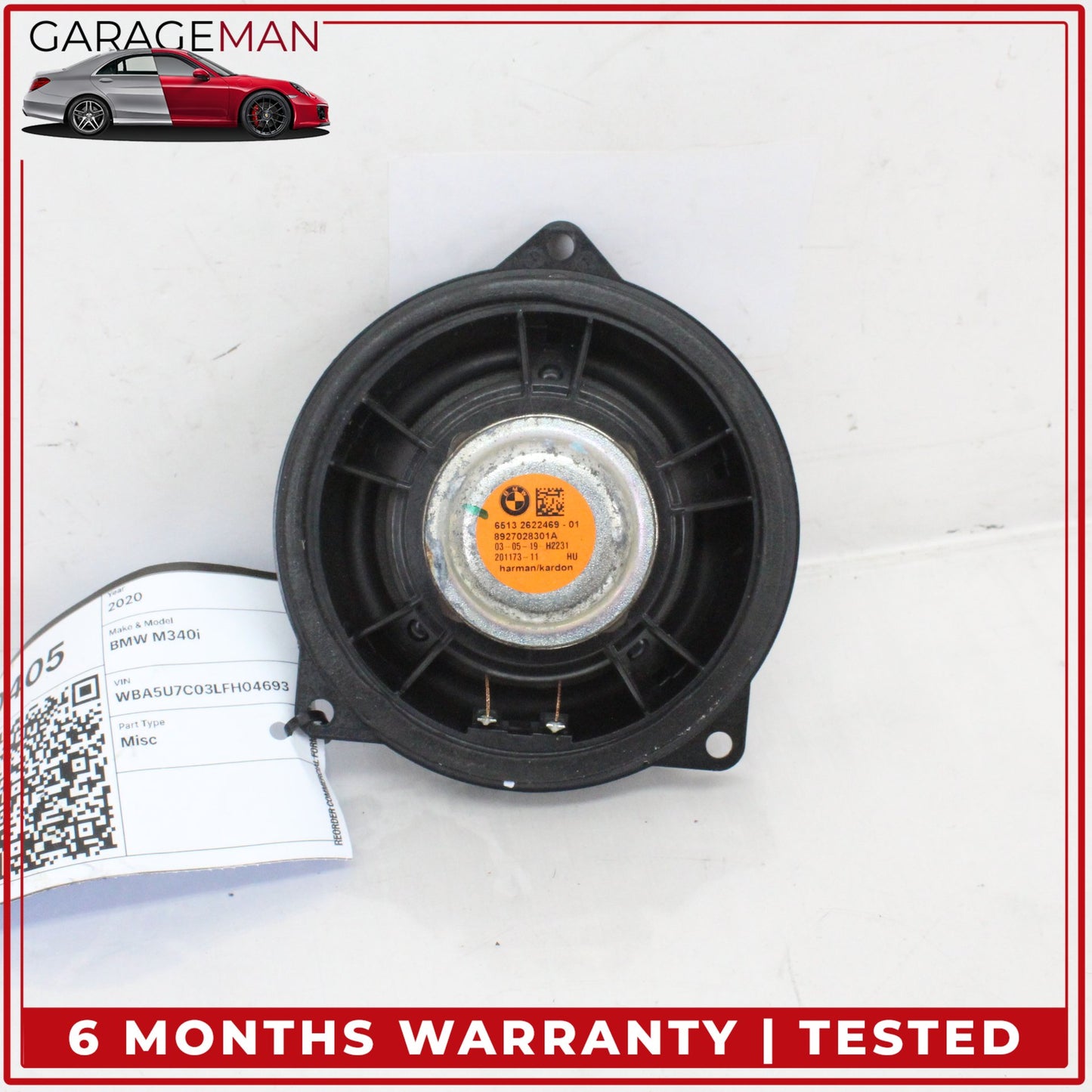 2019-2026 BMW M340i G20 Harman/Kardon Door Sound Audio Speaker Set of 2 2622469 OEM