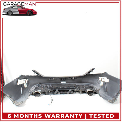 2015-2018 Mercedes W205 C300 Sedan Sport Rear Bumper Cover Assembly Gray OEM