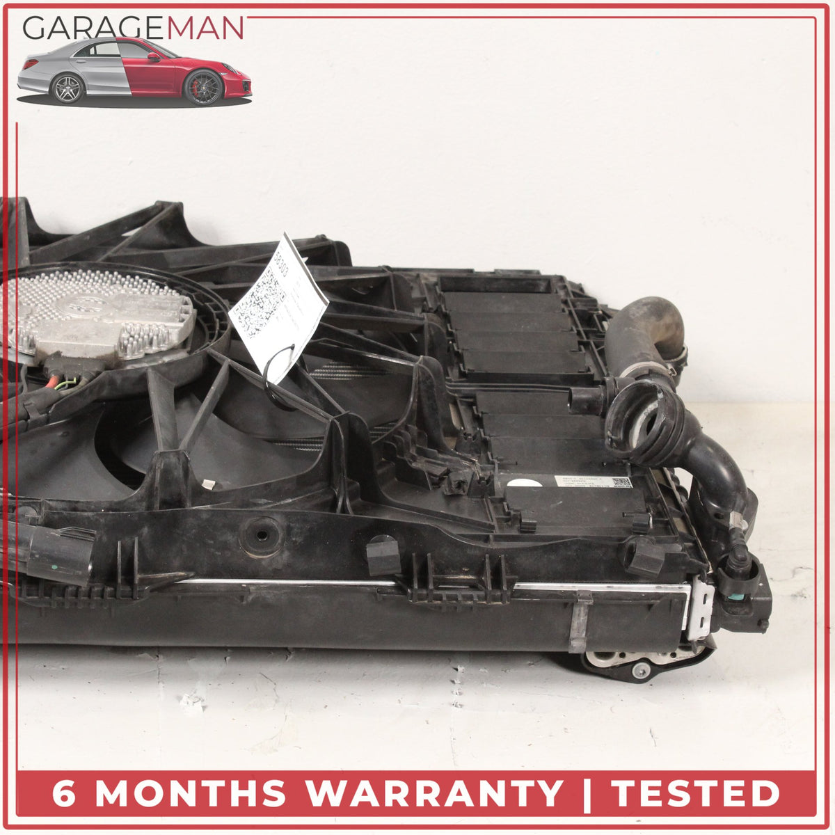 2010-2016 Porsche Panamera 970 Engine Cooling Radiator AC A/C Condenser OEM