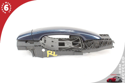 2015-2020 Audi A3 S3 RS3 Rear Left Side Exterior Door Handle Blue 8V0839885 OEM