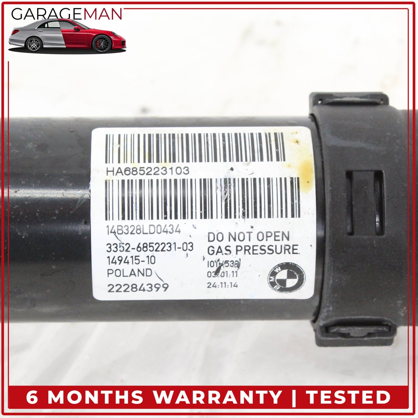 2014-2017 BMW i3 I01 Rear Left and Right Side Shock Strut Absorber 6852231 OEM