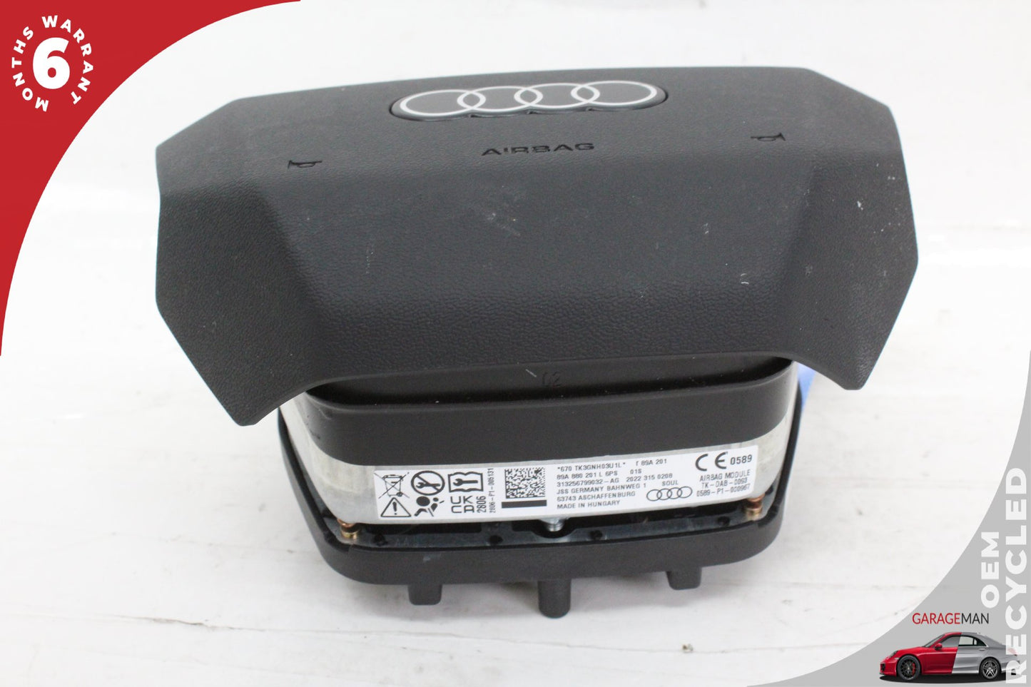 2022-2025 Audi Q4 E-Tron Front Left Side Steering Wheel Airbag 89A880201L OEM