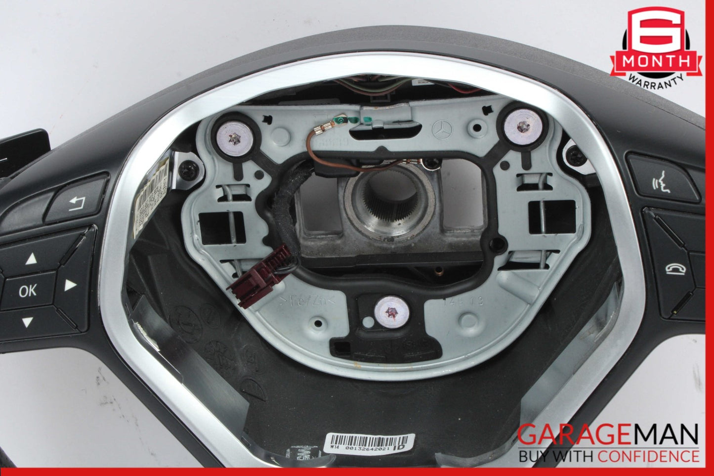 2012-2018 Mercedes-Benz E250 W212 Steering Wheel Black w/ Paddle Shifters OEM