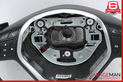 2012-2018 Mercedes-Benz E250 W212 Steering Wheel Black w/ Paddle Shifters OEM