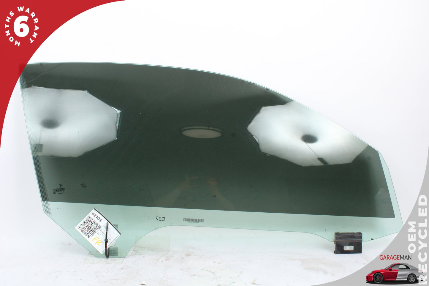 2007-2013 BMW 335is Coupe Front Right Passenger Side Door Window Glass OEM