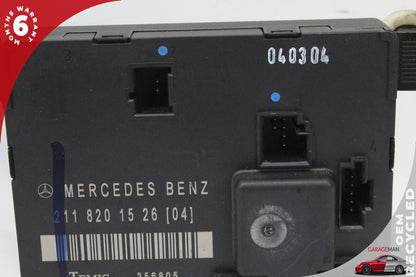 2003-2006 Mercedes W211 E500 Rear Left Side Door Control Module 2118201526 OEM