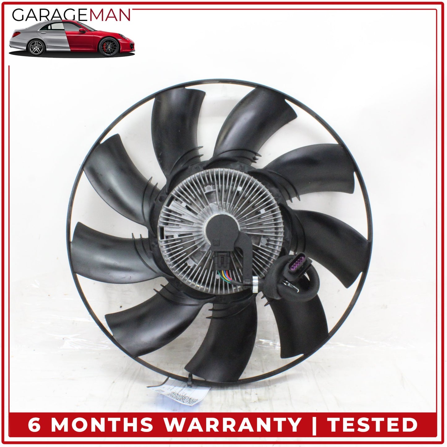 2010-2022 Land Rover LR4 L319 SUV Engine Radiator Cooling Fan Blade w/ Motor OEM