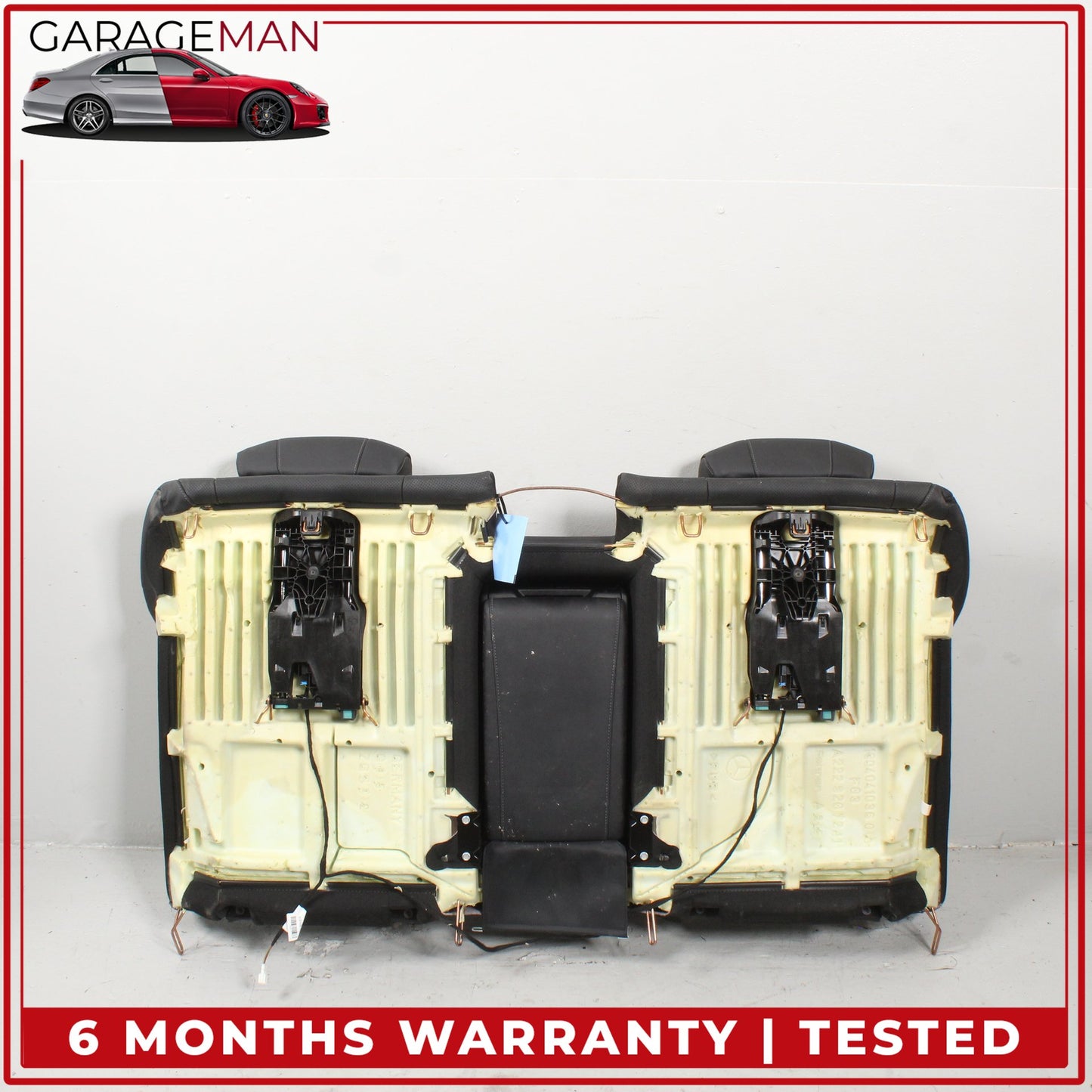2014-2020 Mercedes W222 S550e Rear Upper Seat Cushion Cupholder Assembly OEM