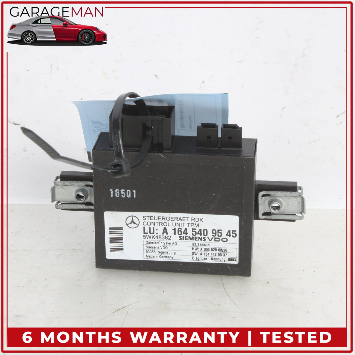 2006-2013 Mercedes R230 SL500 CL550 TPMS Tire Pressure Control Module Unit OEM