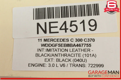08-14 Mercedes W204 C300 C250 Left Driver Side Roof Curtain Airbag Air Bag OEM