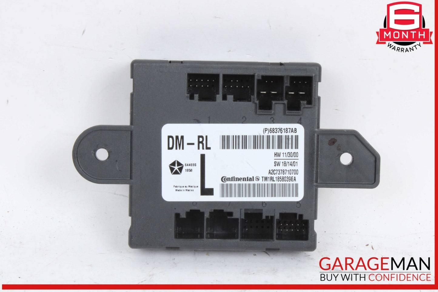 2017-2024 Maserati Ghibli Left Rear Door Control Module 68376187AB OEM