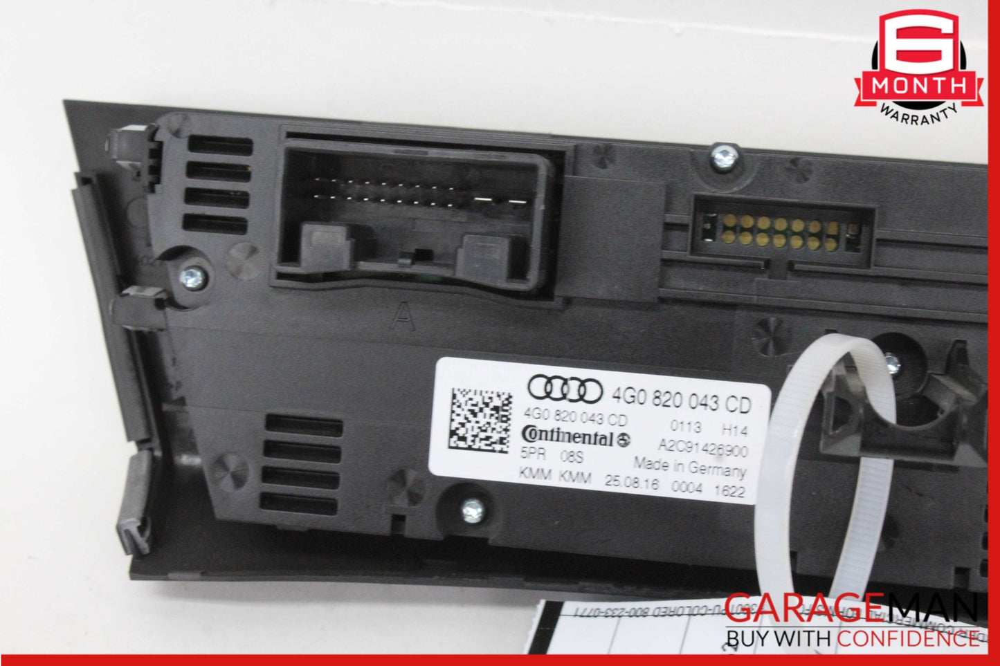 2012-2018 Audi A6 A7 Front A/C AC Climate Control Switch Panel 4G0820043AE OEM