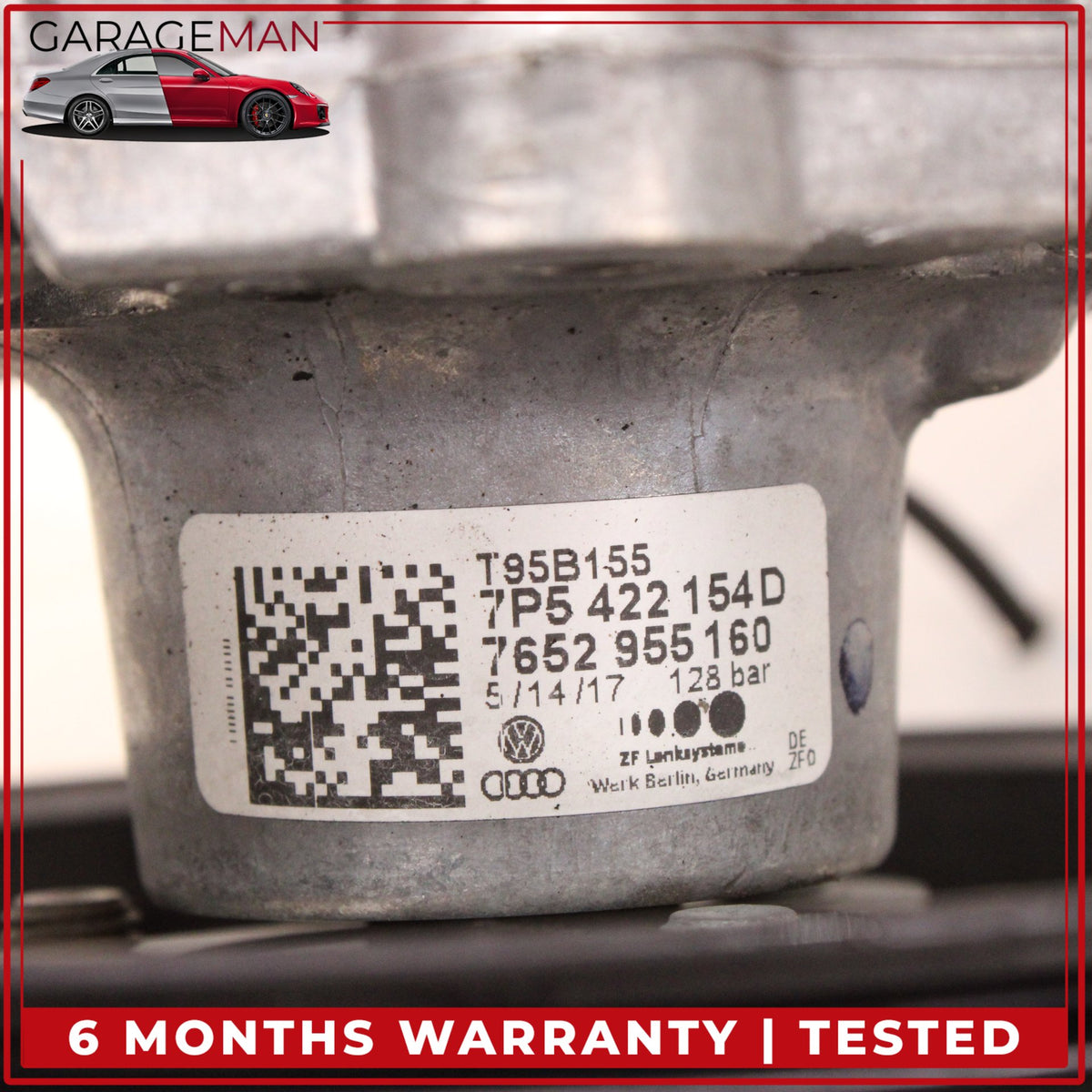 2011-2018 Porsche Cayenne 958 3.6L Power Steering Pump w/ Pulley 7P5422154D OEM
