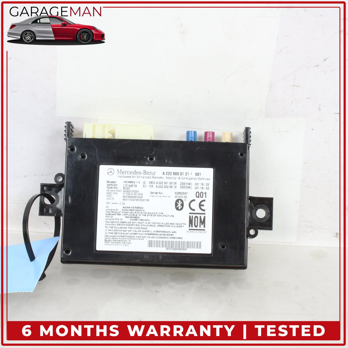 2017-2020 Mercedes X156 GLA250 E300 Telematics Communication Control Module OEM