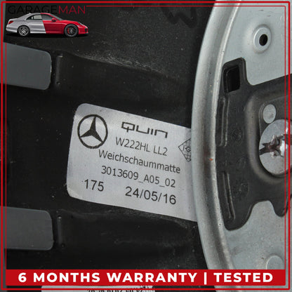 2014-2017 Mercedes W222 S550e Steering Wheel Wood w/ Paddle Shifters Black OEM