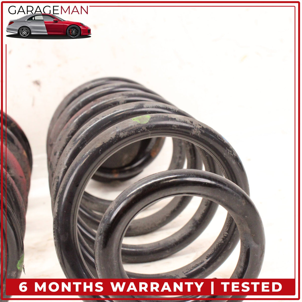2012-2018 Audi A7 A6 Rear Left and Right Side Coil Spring Set 8K0511115 OEM
