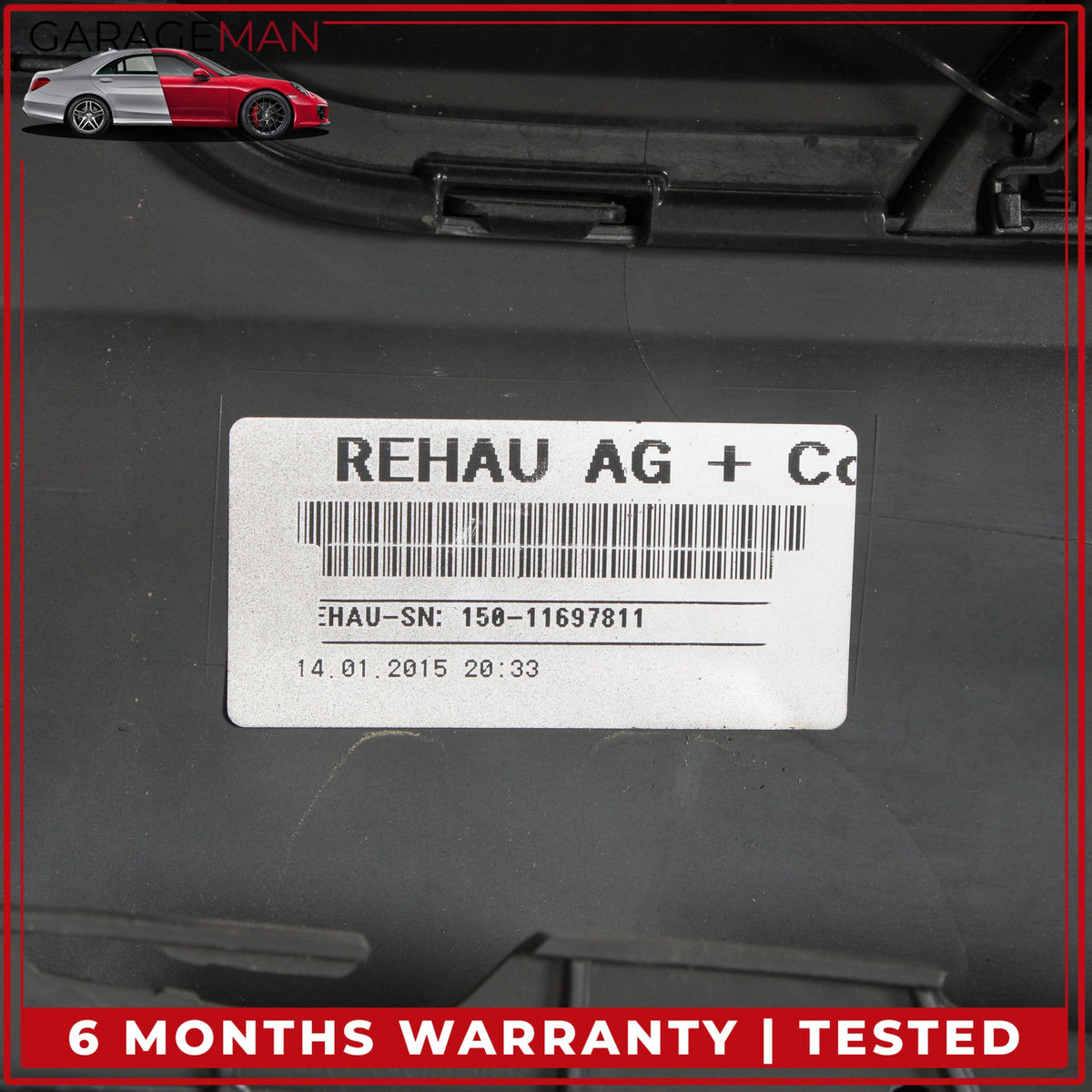 2014-2016 Mercedes W212 E400 E350 Sedan Rear Bumper Cover Black 2128853438 OEM