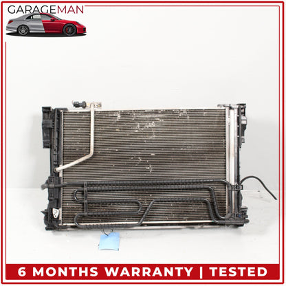 2012-2014 Mercedes W204 C250 Engine Cooling Radiator AC A/C Condenser Assy OEM
