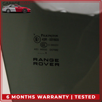 2014-2022 Range Rover Sport L494 Rear Right Door Window Glass DK6225712BD OEM